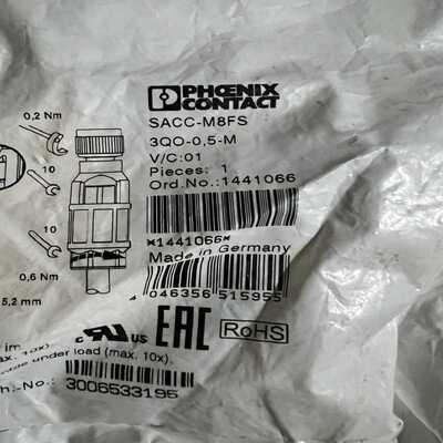 PHCENIX CONTACT插头SACC-M8FS-3~询价