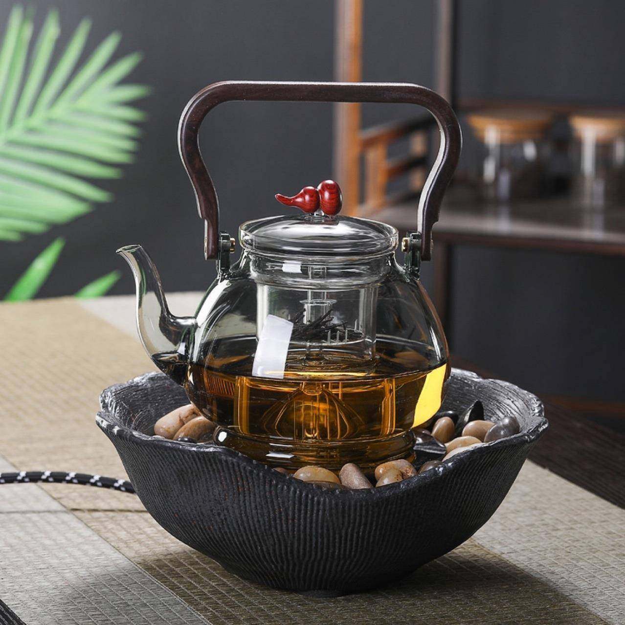 茗鑫阁大容量煮茶壶高硼硅玻璃蒸煮两用提梁壶双内胆玻璃养生壶,家装灯饰光源,其它灯具灯饰,淘宝优惠券,粉丝福利购,淘宝优惠卷