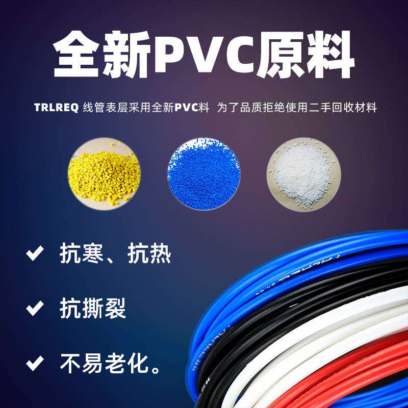 TRLREQ 自行车线管山地公路折叠车4mm变速5mm刹车彩盒装注油线管