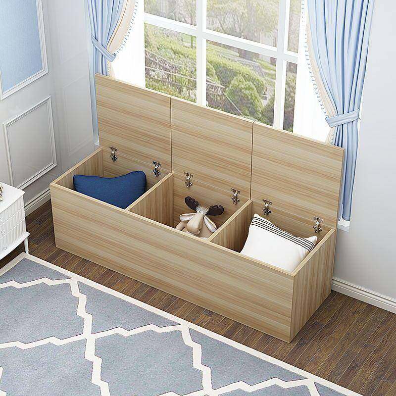 飘窗柜窗台柜卧室地柜上翻门柜矮柜榻榻米柜阳台储物柜收纳柜制