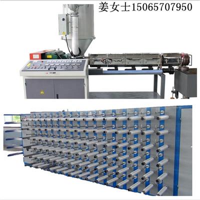 机械供应塑料圆丝拉丝机防雹网建筑防护网网袋挤出拔丝机器