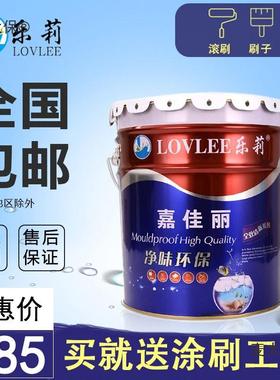 白色20KG内墙乳胶漆墙漆家用彩色室内自刷刷墙面漆油漆涂麦太保