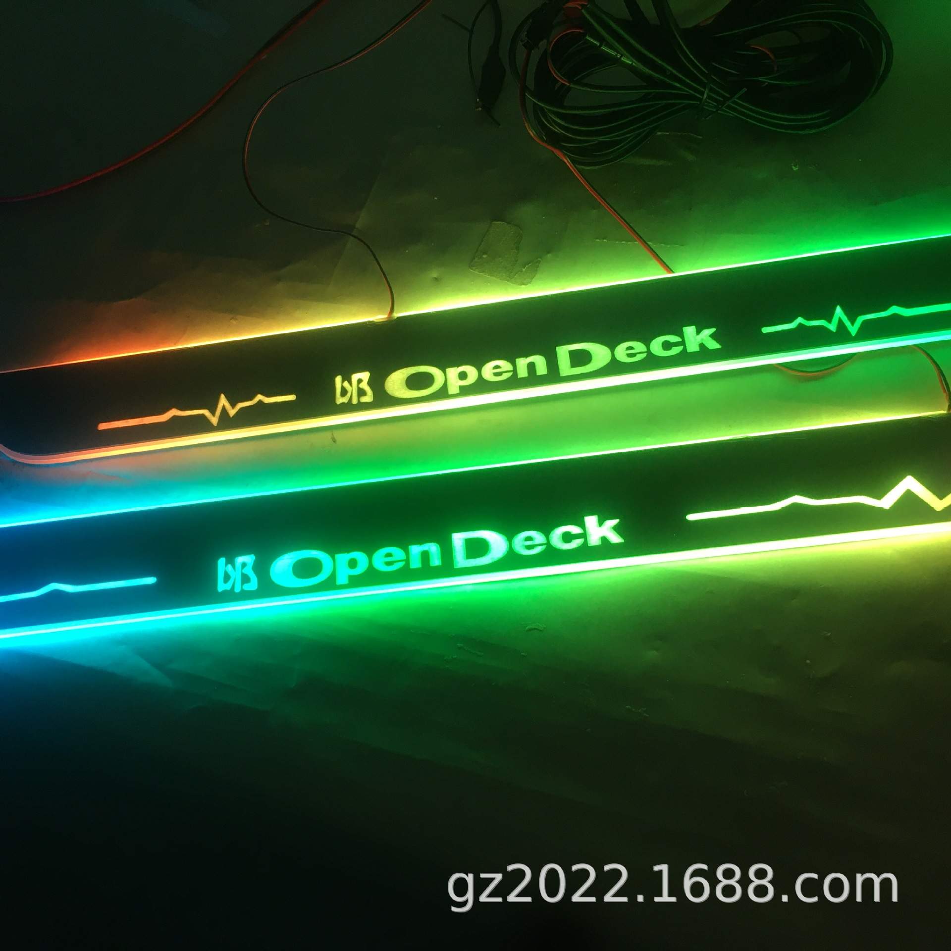 适用于丰田NCP34 bb opendeck门槛条带LED灯流光七彩迎宾踏板改装