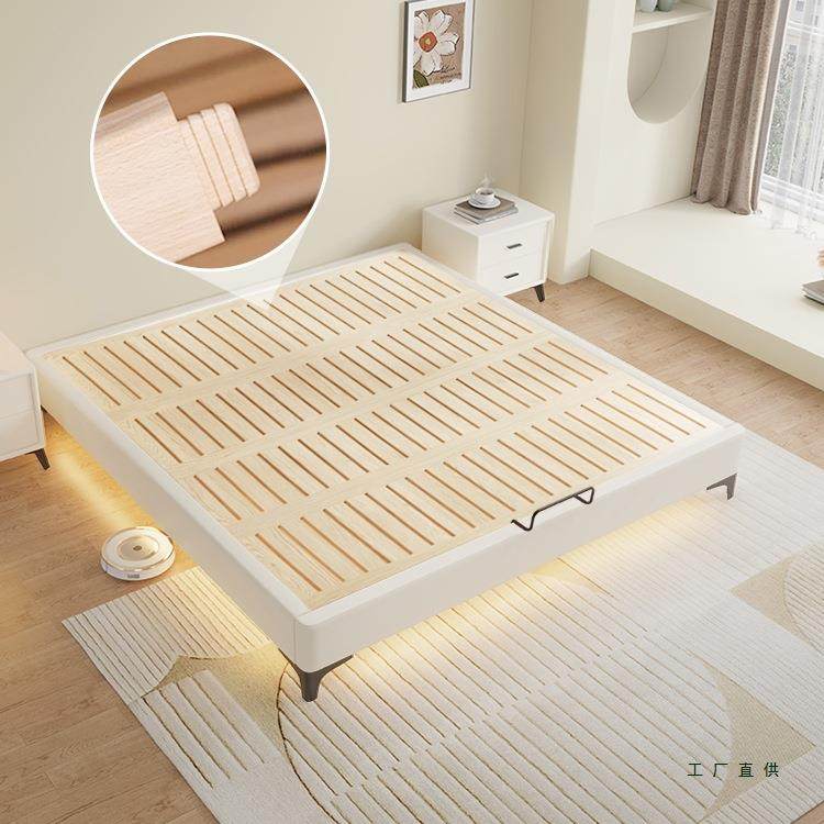 纯实木网红齐边床奶油风1.35米榉木榻榻米无床头悬空床架可定制,家装灯饰光源,其它灯具灯饰,淘宝优惠券,粉丝福利购,淘宝优惠卷