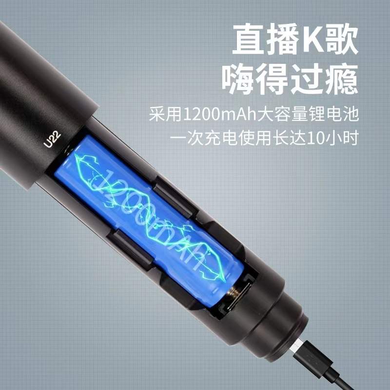 森然U202无线麦克风专业动圈话筒高音质一拖二户外降噪唱歌直播