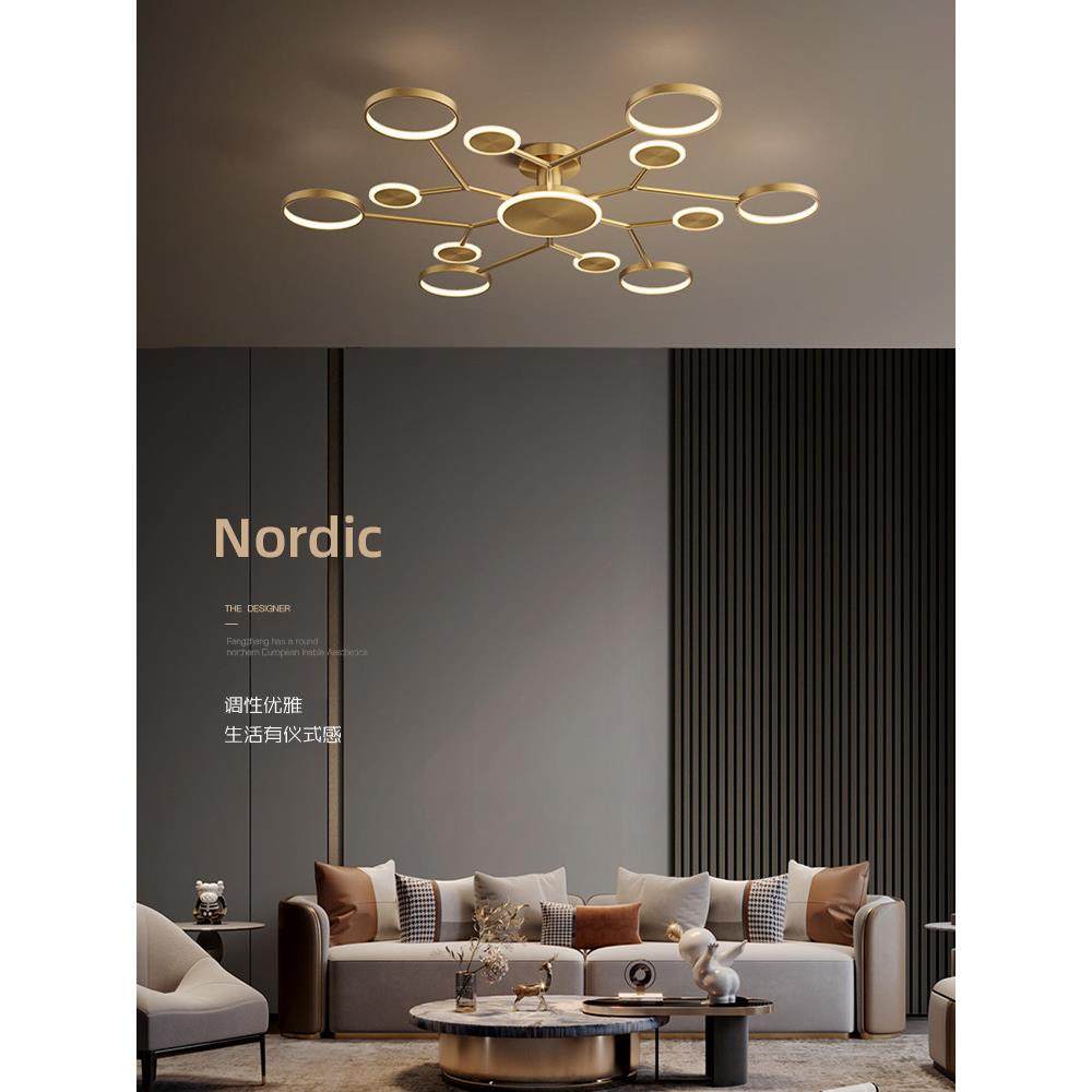 全铜极简轻奢客厅灯现代简约大气吸顶灯2022年新款高端北欧灯具,特色手工艺,其他特色工艺品,淘宝优惠券,粉丝福利购,淘宝优惠卷