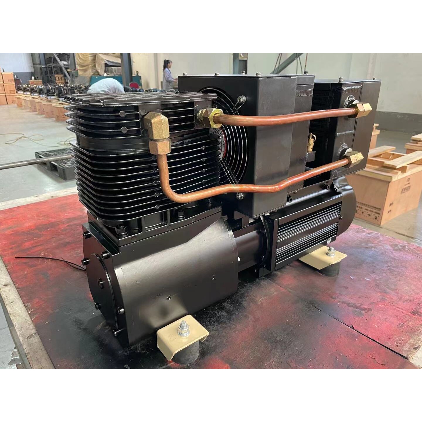 销售空压机4kw 配套新能源车用 机器紧凑