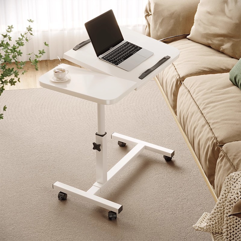 升降桌客厅移动电脑桌家用沙发边桌卧室简易床边桌翻转折叠小桌子