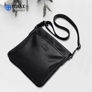 植鞣头层牛皮包男士斜挎包包真皮背包商务休闲男款手机单肩小挎包