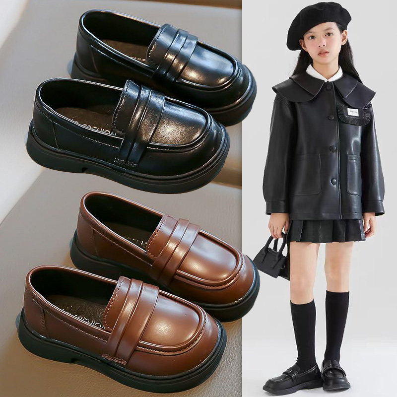 女童皮鞋黑色演出鞋2024春秋新款英伦风一脚蹬童鞋女宝宝软底单鞋,童鞋/婴儿鞋/亲子鞋,皮鞋,淘宝优惠券,粉丝福利购,淘宝优惠卷