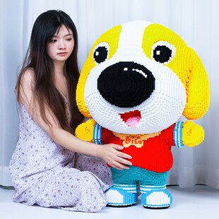 动物大联盟积木高难度小颗粒益y智拼装玩具男女子孩系列立体拼图