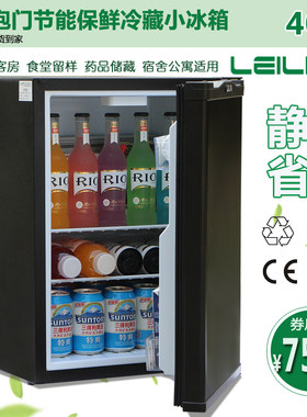 星级宾馆冷藏箱40升迷你吸收式静音冰箱雷凌小冰箱家用冰柜冷饮柜