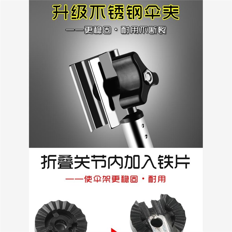 电动车雨伞支架自行车撑伞架电A瓶车雨伞架单车遮阳伞固定夹伞神