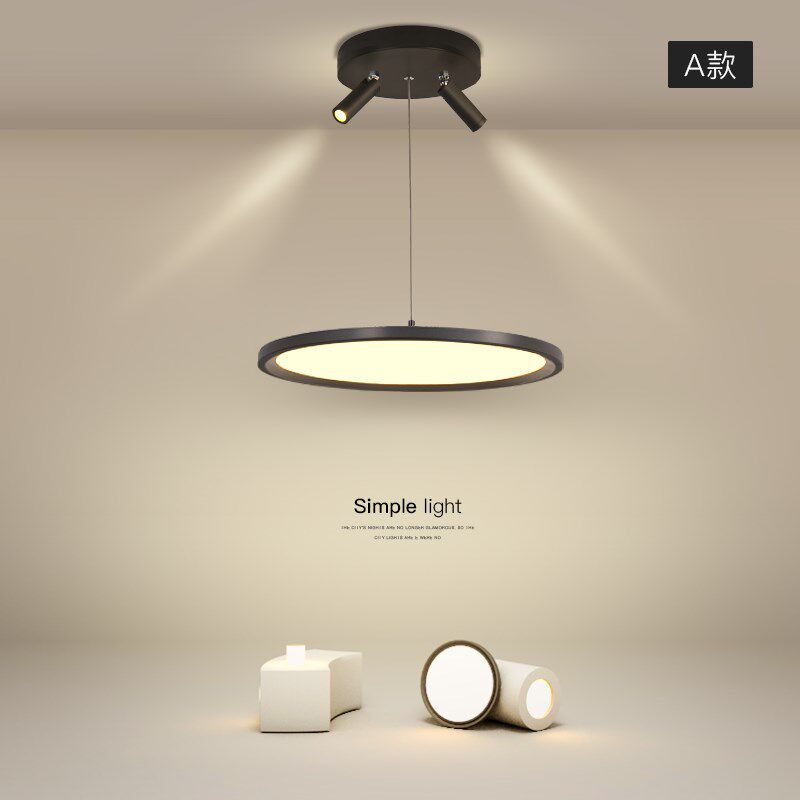 创意个性吊灯led餐厅灯现代简约射灯客厅灯吧Q台饭厅书房卧室灯具