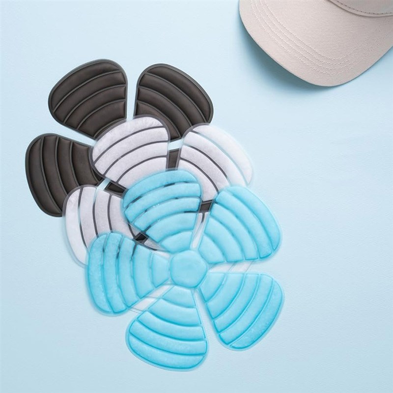 冰凉帽垫物理降温神器相变PCM可重复使用骑行旅游夏季降暑帽子垫