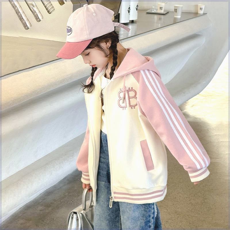 女童春装外套2024新款儿童网红洋气时髦夹克春秋季大童休闲棒球服,童装/婴儿装/亲子装,普通外套,淘宝优惠券,粉丝福利购,淘宝优惠卷