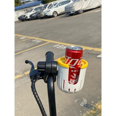 电动车水杯架电瓶车放奶茶水壶架子自行J车把手支架脚踏车通用杯