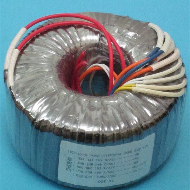 300W双28V+双15V全铜线密封灌胶电源变压器功放 环牛 火牛