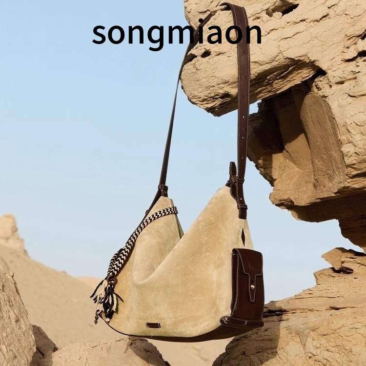 【蒋奇明同款】Songmiaon循迹旅行hobo包大容量斜挎托特电脑包