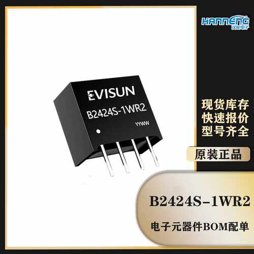 B2424S-1WR2隔离DCDC电源模块24V转24V 国际兼容现货