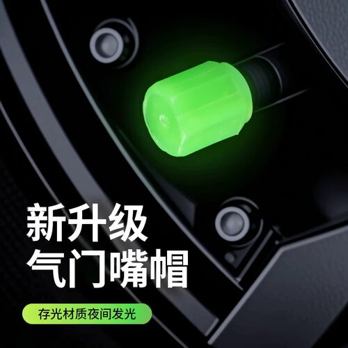 夜光气门嘴通用电动车气门嘴芯
