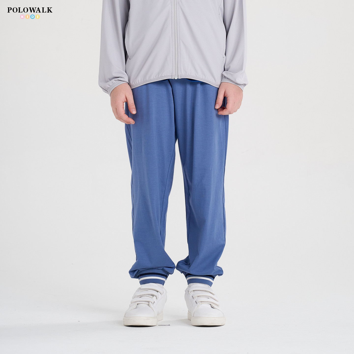 【莫代尔面料】POLOWALK童装男童休闲裤2025新品夏季宽松百搭长裤