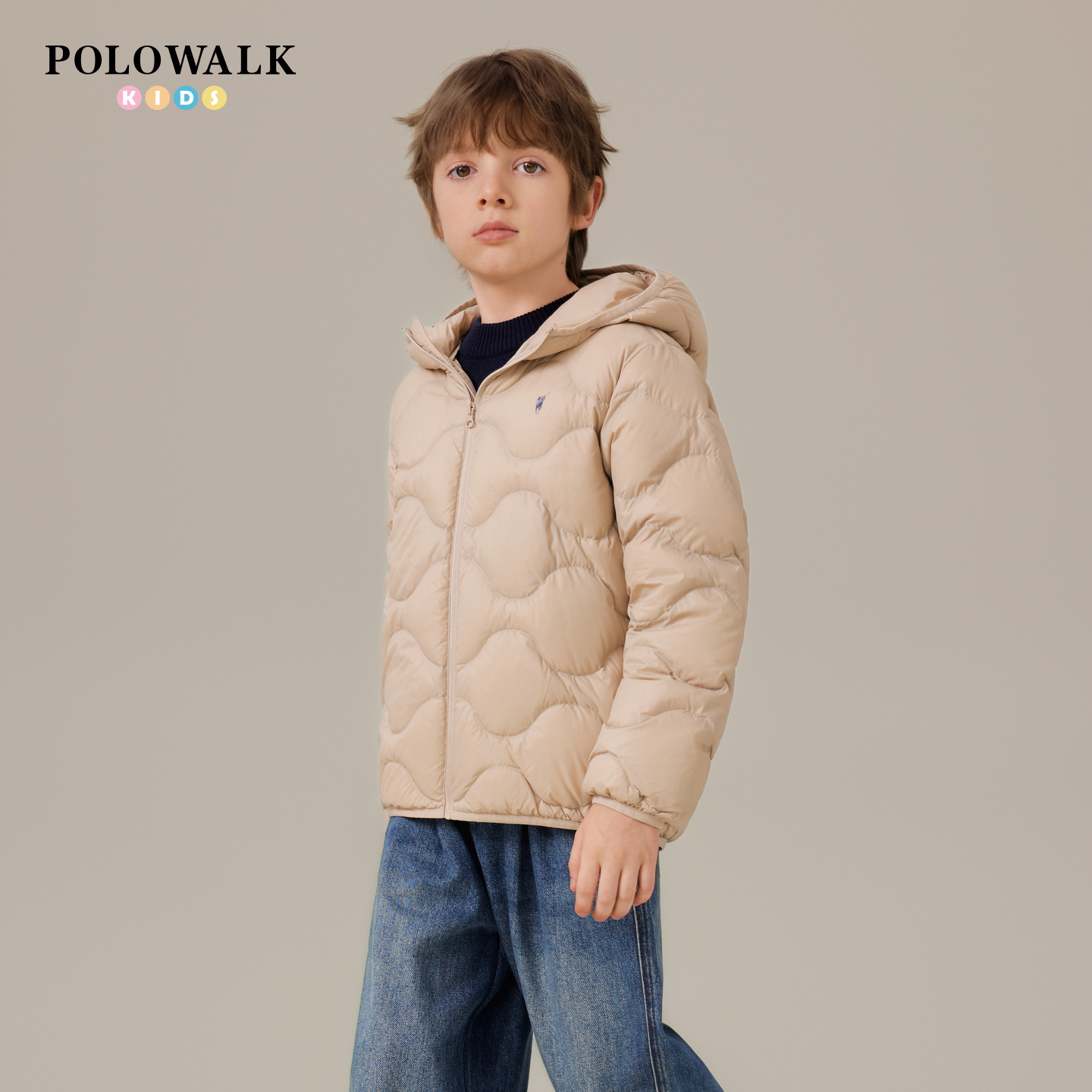 POLOWALK童装中大童羽绒服