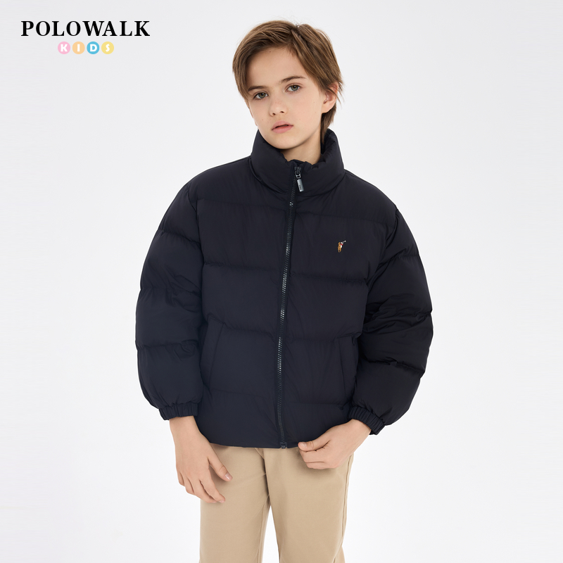 POLOWALK立领长袖男童羽绒服