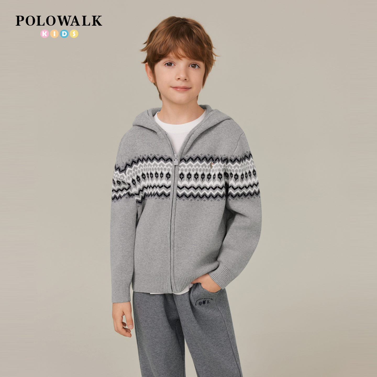 POLOWALK童装中大童针织衫