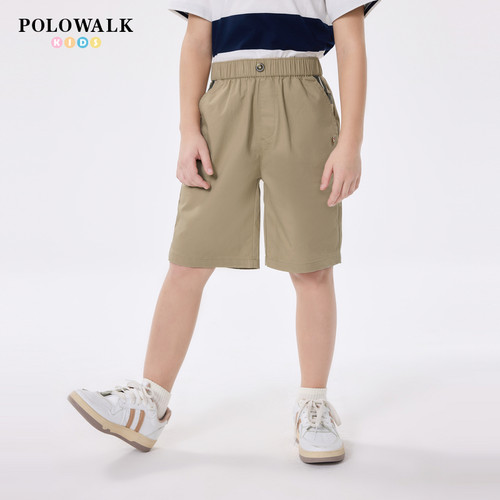 POLOWALK童装男童休闲短裤