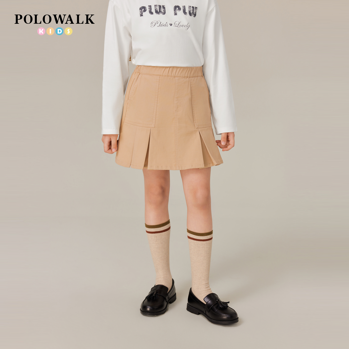 POLOWALK童装女童短裙