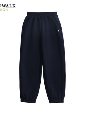 POLOWALK童装男童卫裤26春夏新款中大童百搭长裤舒适束脚休闲裤