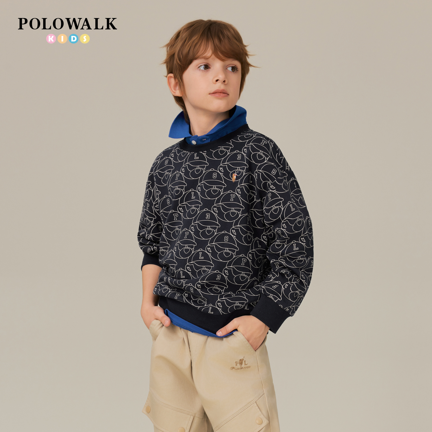 POLOWALK童装男童卫衣