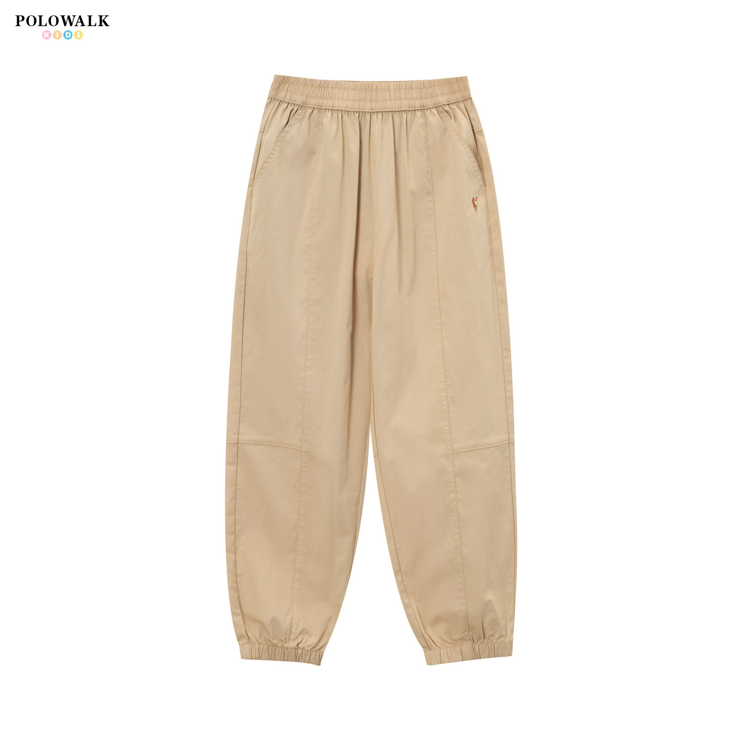 POLOWALK童装男童休闲裤2025夏季新品长裤中大童宽松百搭工装裤
