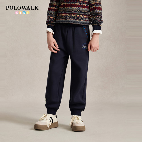 POLOWALK童装2026秋季新品男童卫裤
