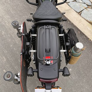 .450clc单座版改装摩托车挂板边包支架可用机能风战术拓展支