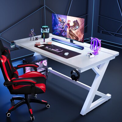 山之印升级款S3攻击鲨同款电脑桌台式游戏双人电竞桌家用简约桌子