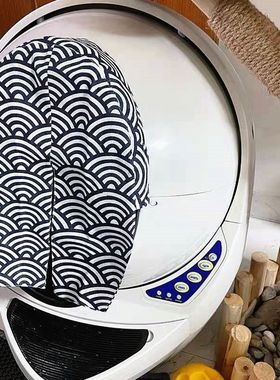 全半封闭猫砂盆电动litter robot全自动猫厕所智能清理铲屎机门帘