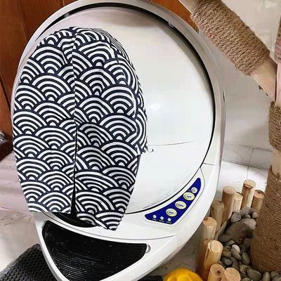 全半封闭猫砂盆电动litter robot全自动猫厕所智能清理铲屎机门帘