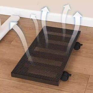 电脑机箱降温神器电脑主机托架滑轮机箱办公室带放置桌下可移动架