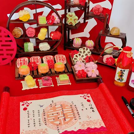 莹姐手工点心铺53款自选新中式天津纯手工特色糕点彩色箱顺丰