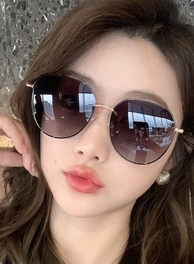 新款太阳镜墨镜女士高级感开车专用防紫外线太阳眼镜大脸显瘦防晒