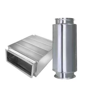 消声静压箱风机管道消声器覆合阻抗式降噪除尘消音器风管消声器