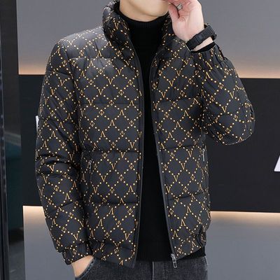 冬季加厚羽绒棉服男士新款潮牌立领百搭御寒保暖棉衣男外套棉袄子