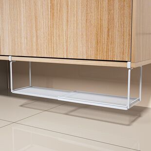 洗漱台底下置物架家用浴室柜下脸盆收纳架卫生间免打孔盆架厕所洗