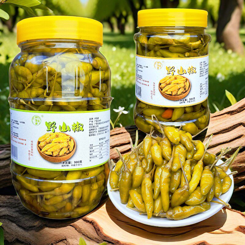 拌饭婆酸辣野山椒泡椒酸菜烤鱼佐料特产小米萝卜干辣广西广西特产