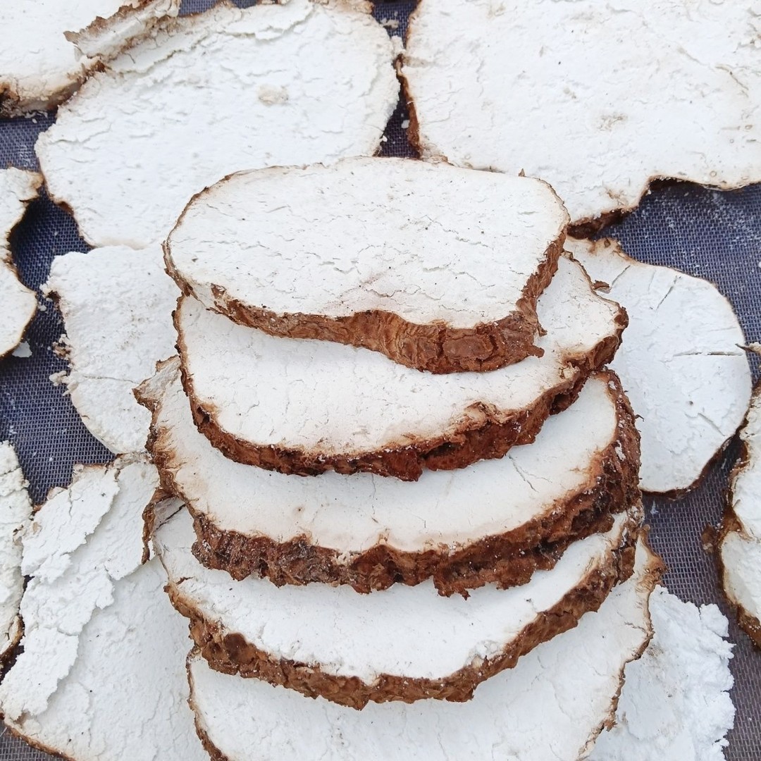 云南带皮茯苓片干片云南产地直发煲汤煮水喝