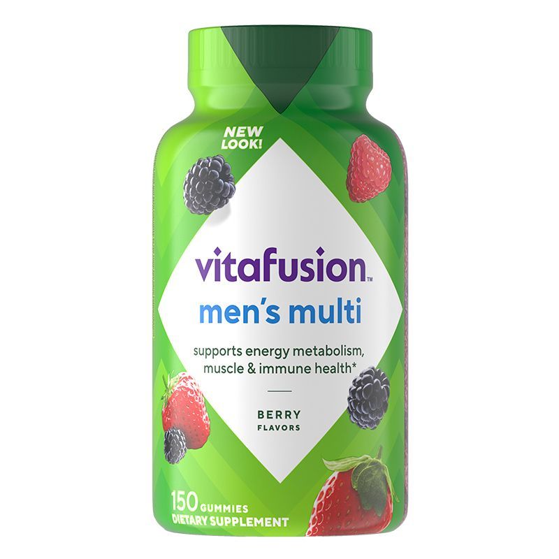 Vitafusion男士复合维生素综合片软糖b2多维b群男性b族12月底到期