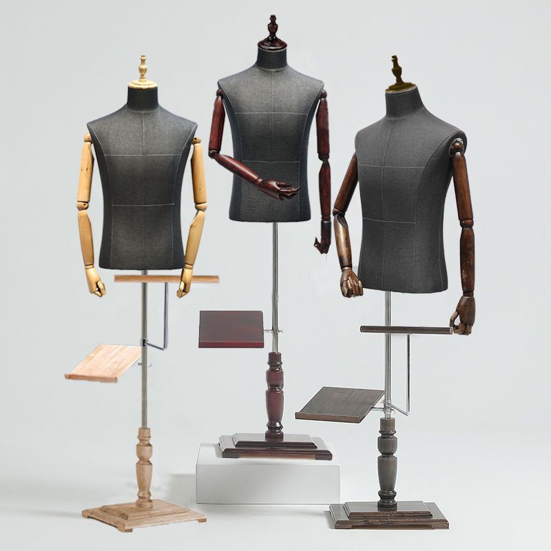 服装店模特道具男士半身人台半身西装礼服橱窗假人体模特展示衣架