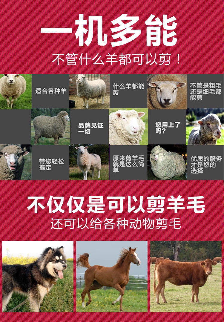 Ножницы 大软轴电动羊毛剪电推子新款剃绵羊毛专用大功率给羊打毛的剪毛机